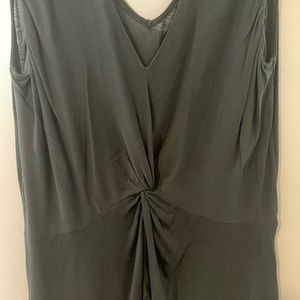 Black tank top, casual